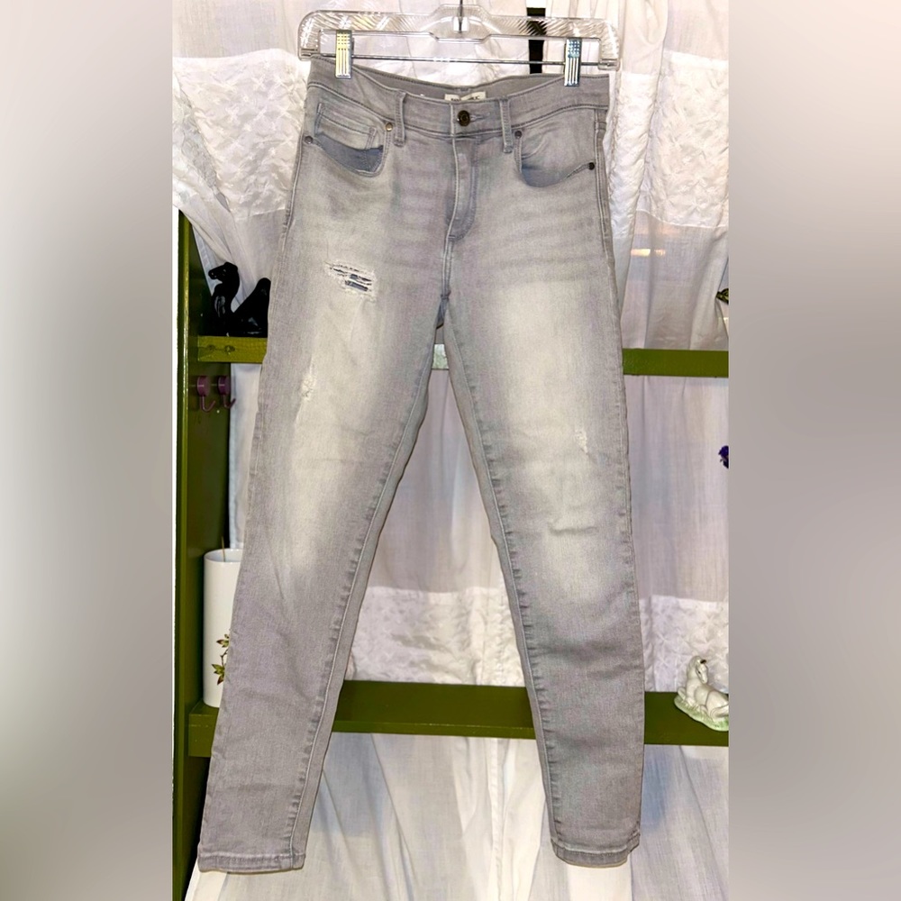 Banana Republic, size 27, green jeans